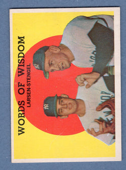 1959 Topps #383 Words of Wisdom (Stengel, etc.) EX-MT  GO160