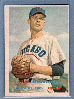 1957 Topps #155 Jim Brosnan EX-MT  GO87