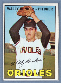 1967 Topps #585 Wally Bunker EX  GO460