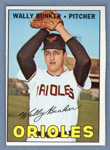 1967 Topps #585 Wally Bunker EX  GO460