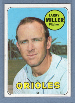 1969 Topps #323 Larry Miller (st)(b) VG  GO850