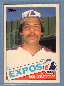 1985 Topps Tiffany #501 Dan Schatzeder NM