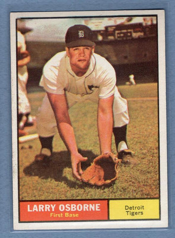 1961 Topps #208 Larry Osborne EX   GO195