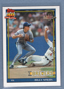 1991 Topps Desert Shield #284 Billy Spiers  NM  GO600