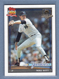 1991 Topps Desert Shield #536 Mike Witt  NM  GO625