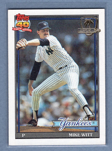 1991 Topps Desert Shield #536 Mike Witt  NM  GO625