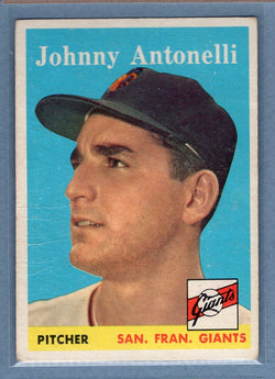 1958 Topps #152 Johnny Antonelli (mk) VG  GO501