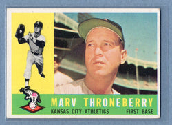 1960 Topps #436 Marv Throneberry EX-MT  GO100