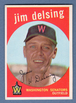 1959 Topps #386 Jim Delsing EX-MT  GO160