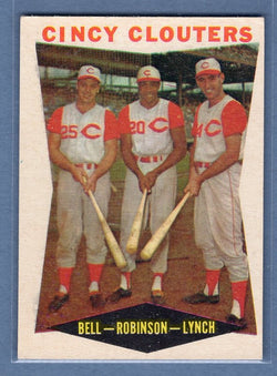 1960 Topps #352 Cincy Clouters (F. Robinson, etc.) VG Set Break