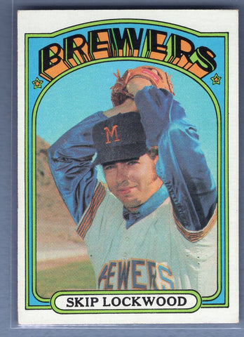 1972  Topps #118 Skip Lockwood Ex-Nm