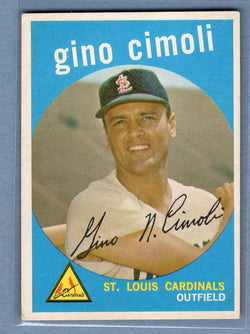 1959 Topps #418 Gino Cimoli VG-EX    Set Break A