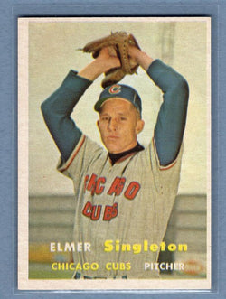 1957 Topps #378 Elmer Singleton(2) VG-EX  GO295