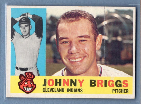 1960 Topps #376 Johnny Briggs(c) EX   GO550