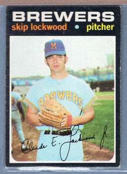 1971 Topps #433 Skip Lockwood  EX  GO747