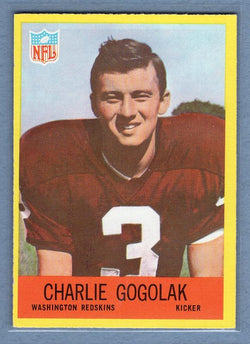 1967 Philadelphia #182 Charlie Gogolak EX-MT  GO143