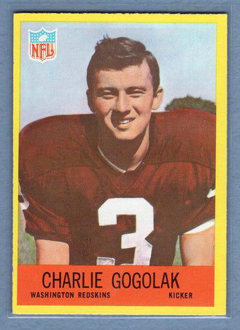 1967 Philadelphia #182 Charlie Gogolak EX-MT  GO143