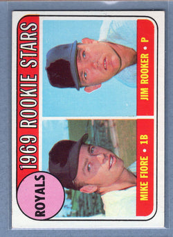 1969 Topps #376 Royals Rookies (c) EX-MT  GO602