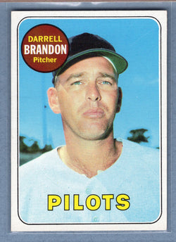 1969 Topps #301 Darrell Brandon  EX-MT  GO700