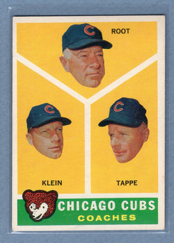 1960 Topps #457 Cubs Coaches EX-MT  GO100