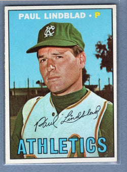 1967 Topps #227 Paul Lindblad EX  GO446