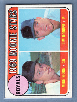1969 Topps #376 Royals Rookies (d) EX-MT  GO602