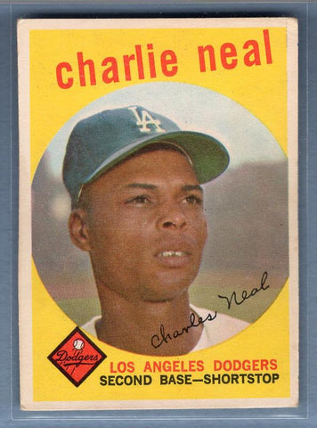 1959 Topps #427 Charlie Neal VG-EX    Set Break A