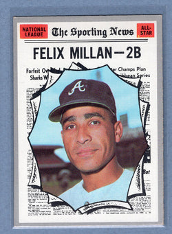 1970 Topps #452 Felix Millan (All-Star)  EX-MT  GO695