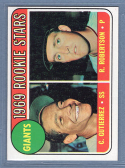 1969 Topps #16 Giants Rookies EX-MT  GO661