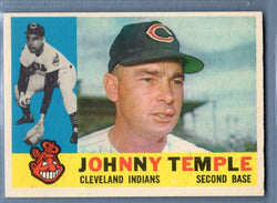 1960 Topps #500 Johnny Temple VG-EX Set Break 1