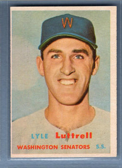 1957 Topps #386 Lyle Luttrell(1) VG-EX  GO295