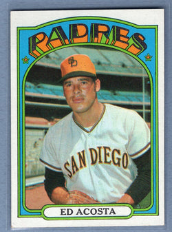 1972  Topps #123 Ed Acosta Ex-Nm