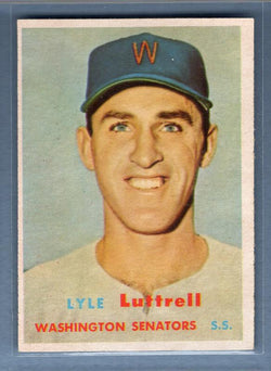 1957 Topps #386 Lyle Luttrell(2) VG-EX  GO295
