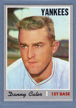 1970 Topps #437 Danny Cater  EX-MT  SB1