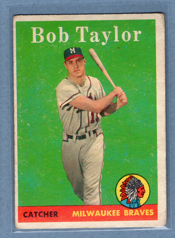 1958 Topps #164 Bob Taylor (a) VG  GO501