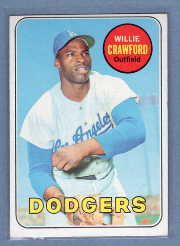 1969 Topps #327 Willie Crawford(a) EX-MT  GO850
