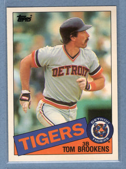 1985 Topps Tiffany #512 Tom Brookens NM