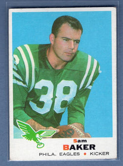 1969 Topps #154 Sam Baker VG-EX  GO257
