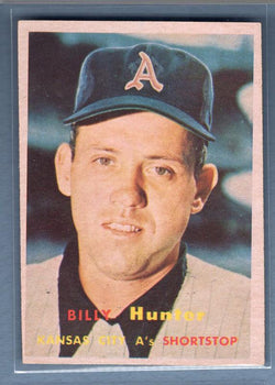 1957 Topps #207 Billy Hunter EX-MT  GO87