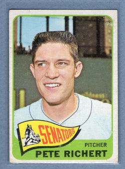 1965 Topps #252 Pete Richert  VG  GO375