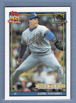 1991 Topps Desert Shield #548 Jaime Navarro  NM  GO625