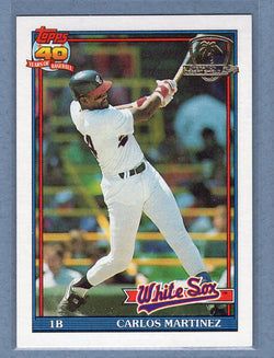 1991 Topps Desert Shield #156 Carlos Martinez  NM  GO500
