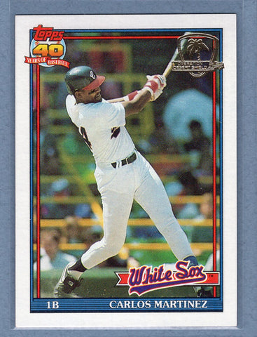1991 Topps Desert Shield #156 Carlos Martinez  NM  GO500