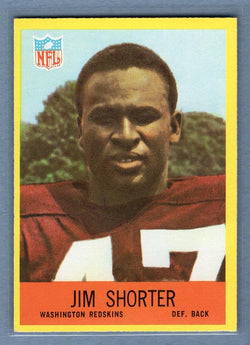 1967 Philadelphia #188 Jim Shorter EX-MT  GO143