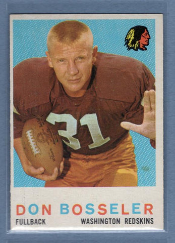 1959 Topps #123 Don Bosseler EX-MT  GO74