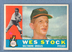 1960 Topps #481 Wes Stock EX-MT  GO100