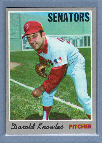 1970 Topps #106 Darold Knowles  EX-MT  GO680