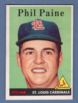 1958 Topps #442 Phil Paine VG-EX  GO495