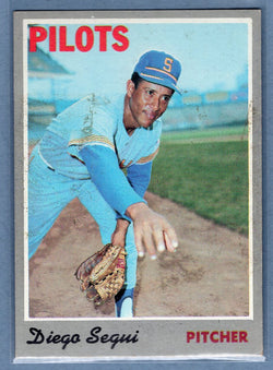 1970 Topps #2 Diego Segui VG-EX(1)