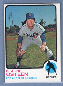 1973 Topps #490 Claude Osteen  EX  GO550